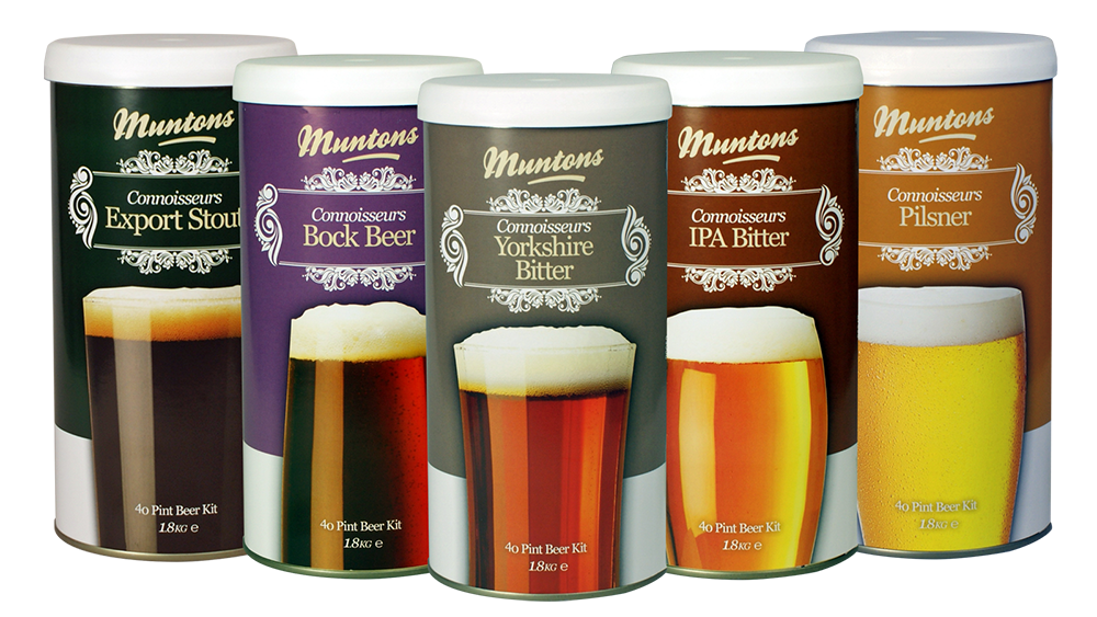 Beer Munton’s Connoisseurs Export Stout Beer Kit 40 Pint/23L Homebrew 