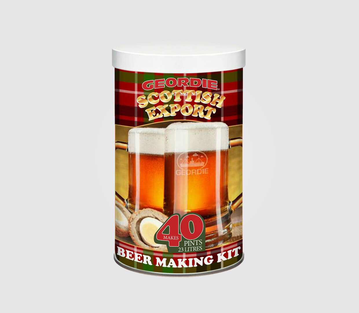 Geordie Scottish Export Bitter 40pt Home Brew Craft Beer Lager 