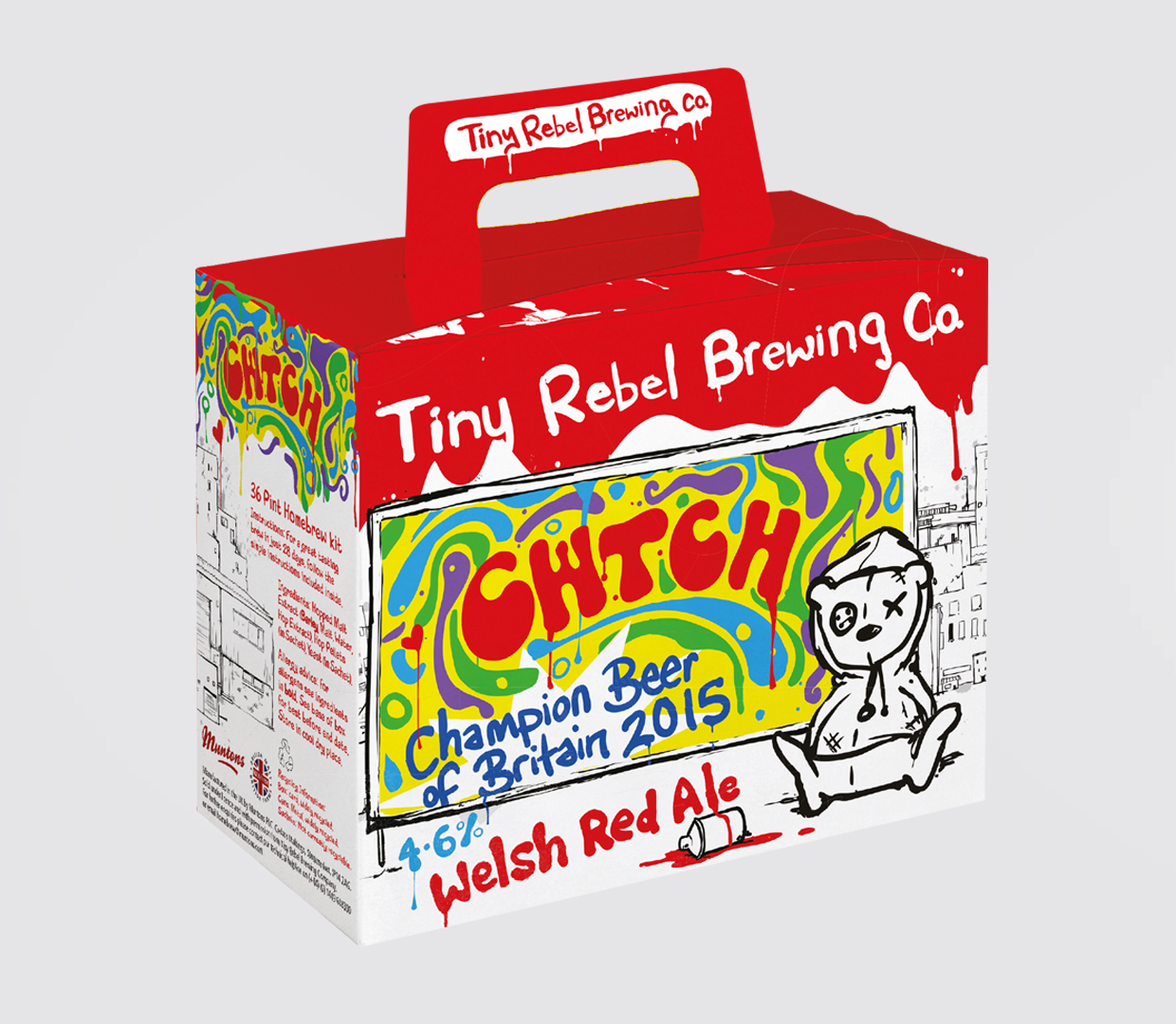 Home Brewing Ingredients CWTCH Welsh Red Ale Tiny Rebel Brewing Company 3kg 