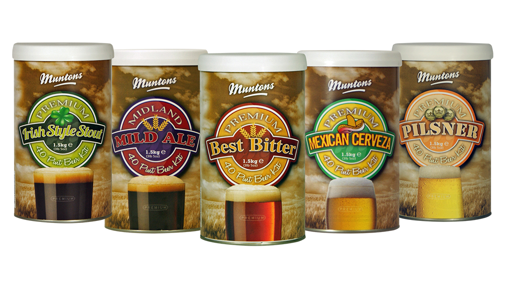 40 Pint/23L Beer Homebrew Munton’s Connoisseurs Nut Brown Ale Beer Kit 